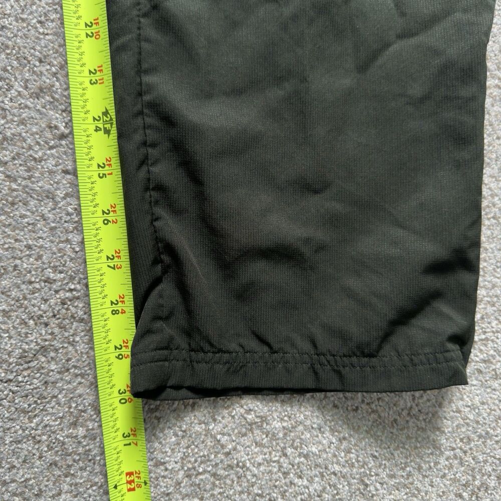 Under Armour Mens L HeatGear Loose Fit  Wide Leg Windbreaker Pants Olive Green - Picture 6 of 7